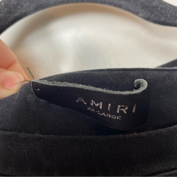 Amiri 2 Dove Love Birds T Shirt Fashion Amiri Authentic Black See Measurements - Picture 2 of 5